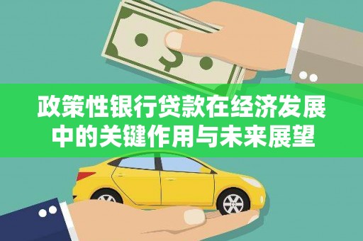 头份政策性银行贷款在经济发展中的关键作用与未来展望