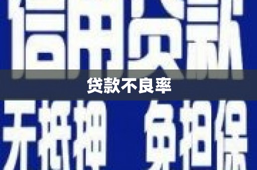 头份贷款不良率