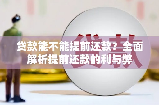 头份贷款能不能提前还款？全面解析提前还款的利与弊