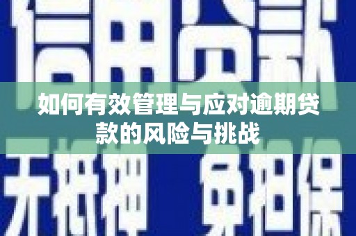 头份如何有效管理与应对逾期贷款的风险与挑战