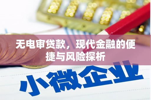 头份无电审贷款，现代金融的便捷与风险探析
