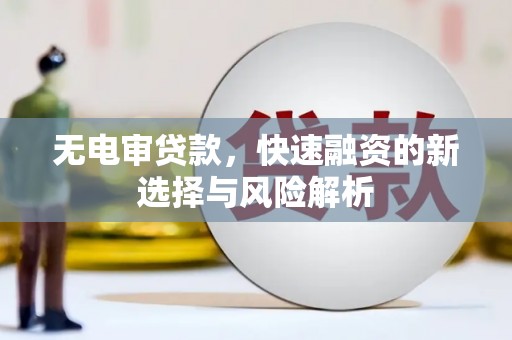头份无电审贷款，快速融资的新选择与风险解析