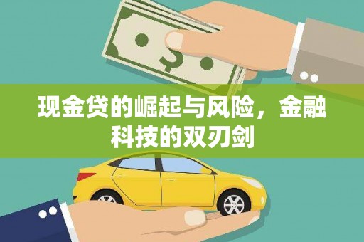 头份现金贷的崛起与风险，金融科技的双刃剑
