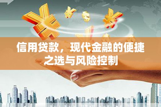 头份信用贷款，现代金融的便捷之选与风险控制