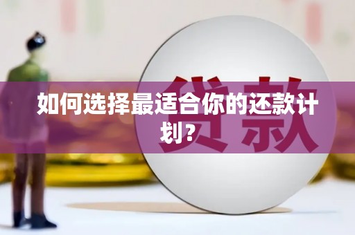 头份如何选择最适合你的还款计划？