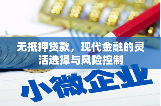 头份无抵押贷款，现代金融的灵活选择与风险控制