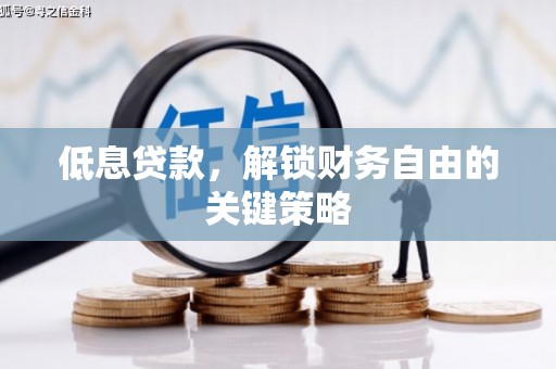 头份低息贷款，解锁财务自由的关键策略