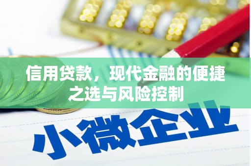 头份信用贷款，现代金融的便捷之选与风险控制