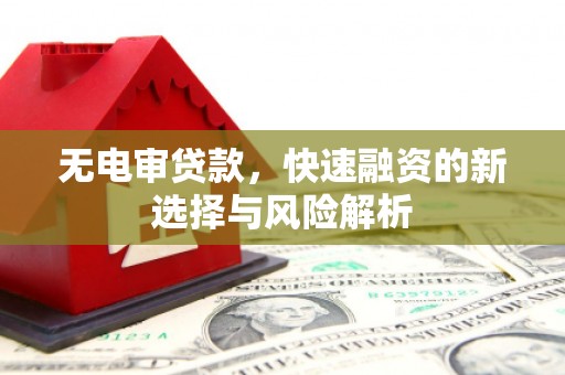 头份无电审贷款，快速融资的新选择与风险解析