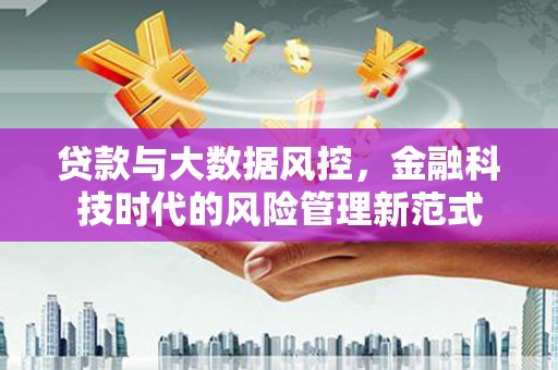 头份贷款与大数据风控，金融科技时代的风险管理新范式