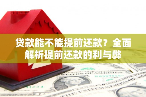 头份贷款能不能提前还款？全面解析提前还款的利与弊