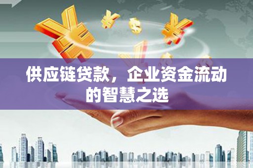 头份供应链贷款，企业资金流动的智慧之选