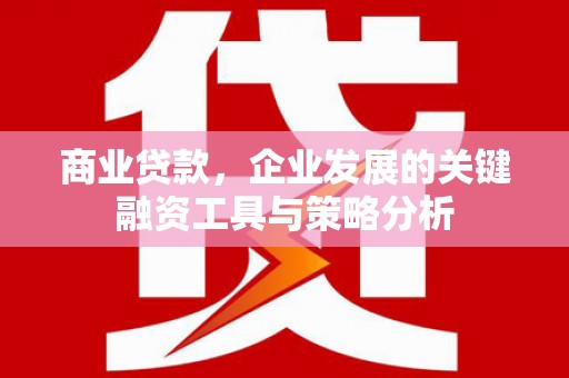 头份商业贷款，企业发展的关键融资工具与策略分析