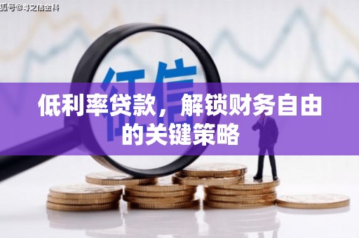 头份低利率贷款，解锁财务自由的关键策略