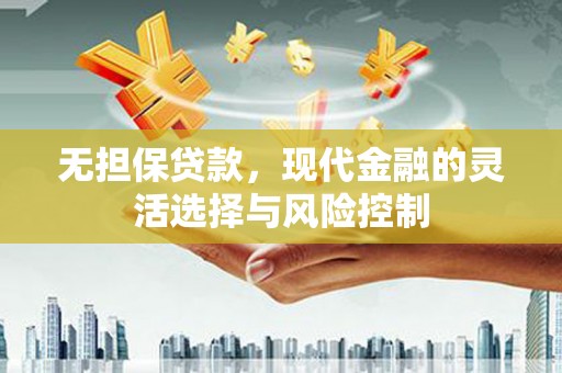 头份无担保贷款，现代金融的灵活选择与风险控制