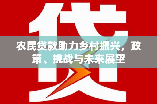 头份农民贷款助力乡村振兴，政策、挑战与未来展望