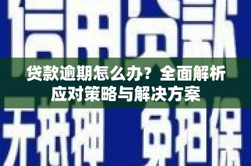 头份贷款逾期怎么办？全面解析应对策略与解决方案
