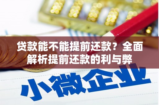 头份贷款能不能提前还款？全面解析提前还款的利与弊