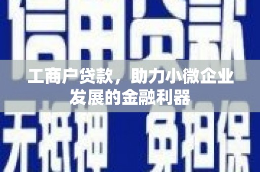 头份工商户贷款，助力小微企业发展的金融利器
