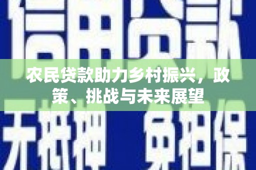 头份农民贷款助力乡村振兴，政策、挑战与未来展望