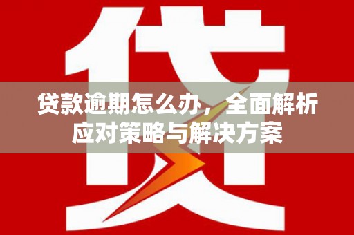 头份贷款逾期怎么办，全面解析应对策略与解决方案